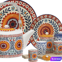 Decorative Tableware Set 02 3D Model Corona
