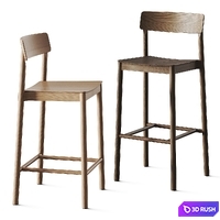 AndTradition Betty Bar Stools 3D Model Vray, Corona