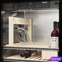 Miele Appliances 02 3D Model Vray, Corona