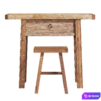 Dressing table with chair Sumiko 3D Model Corona