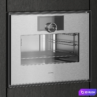Gaggenau Expressive Series Combi-steam oven 3D Model Vray, Corona