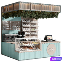 Caffee shop 36 3D Model Corona