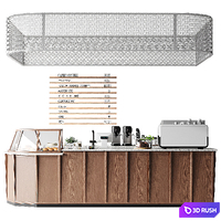 289 Restaurant 3D Model Corona
