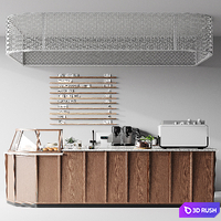 289 Restaurant 3D Model Corona