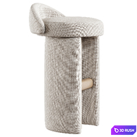 Cove chair Nainoa 3D Model Vray, Corona