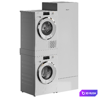 Miele 01 Washer, Dryer, and Drying Cabinet 3D Model Vray, Corona