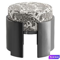 Chepi Pouf 3D Model Vray, Corona