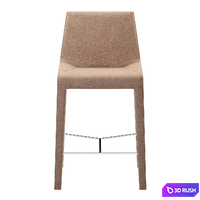 Seattle Poliform Barstool 3D Model Corona