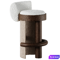 Cove Bar Chair 3D Model Corona