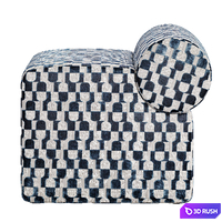 Kelly Wearstler Esfera Ottoman in custom fabrics 3D Model Corona