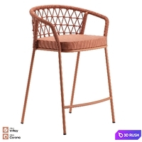 Pedrali Panarea 3677 Bar Stool 3D Model Vray, Corona