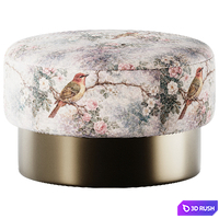 Minotti Sally pouf 3D Model Corona