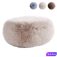 Pouf I'm not a minimalist 3D Model Corona