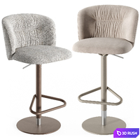 Calligaris Swing adjustable stool 3D Model Corona