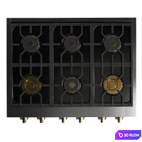 Monogram-36-Professional-Gas-Rangetop-with-6-Burners 3D Model Corona