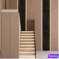 Stairs 3D Model Corona
