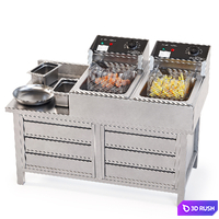 Commercial Kitchen Set 01 3D Model Vray, Corona