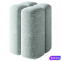 Pouf La Redoute Mariane 3D Model Corona