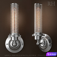 EDISON PERFORATED METAL SCONCE 3D Model Vray