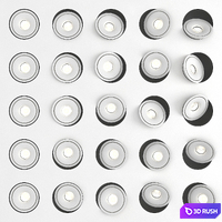 Delta Light TWEETER TRIMLESS 3D Model Vray