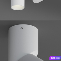 Surface-mounted luminaire Ledron CSU0809 3D Model Corona