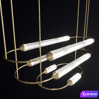 Giopato &amp; Coombes Cirque Chandelier 3D Model Corona