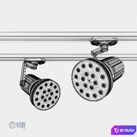 Arte Lamp Track Lights A6118PL 3D Model Vray