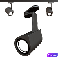 Lamp Wever &amp; Ducre SQUBE on track 3D Model Corona