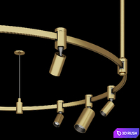 Centrsvet AUROOM ROUND. Vol_03 - LOCUS TURN 3D Model Corona