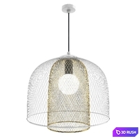 Pendant lamp made of metal mesh VANTA from Lampatron 3D Model Corona