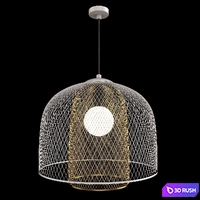Pendant lamp made of metal mesh VANTA from Lampatron 3D Model Corona
