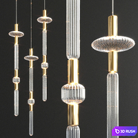 Cipher Pendant light by LASVIT 3D Model