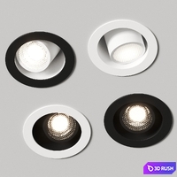 Leds C4 Biwa Spotlights 3D Model Vray, Corona