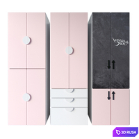 IKEA SMÅSTAD SMOSTAD Children's wardrobes 3D Model Corona