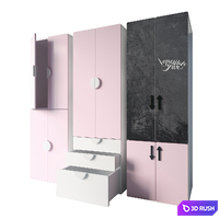 IKEA SMÅSTAD SMOSTAD Children's wardrobes 3D Model Corona