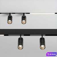 DONOLUX Track Lights 3D Model Vray