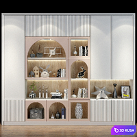 Furniture for a children 0483 3D Model Vray