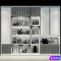 Furniture for a children 0483 3D Model Vray