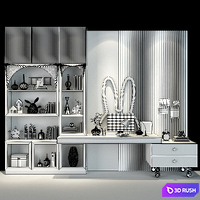 Furniture for a children 0504 3D Model Vray