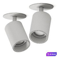 Panzeri Carl Ceiling Lamp 3D Model Vray, Corona