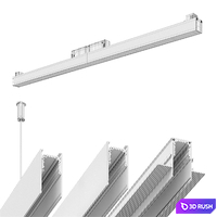 Arte Lamp Linea A4633PL-1BK 3D Model Corona