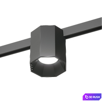 Light set 4 models 3D Model Corona