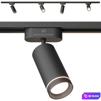 Track light Elektrostandard Glory 3D Model Vray, Corona