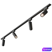 Track light Novotech Pipe 370414 3D Model Vray, Corona