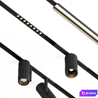 Modular Lighting Instruments Pista 3D Model Corona