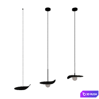 Pendant light Kdln Flow 3D Model Vray, Corona