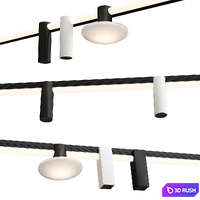 Creon track light KAGI collection 3D Model