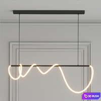 GLORIFY BLACK LONG 3D Model Vray, Corona