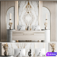 Reception Design 15 3D Model Vray, Corona