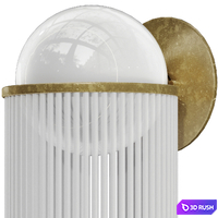 Celestial Wall Sconce Light 3D Model Vray, Corona